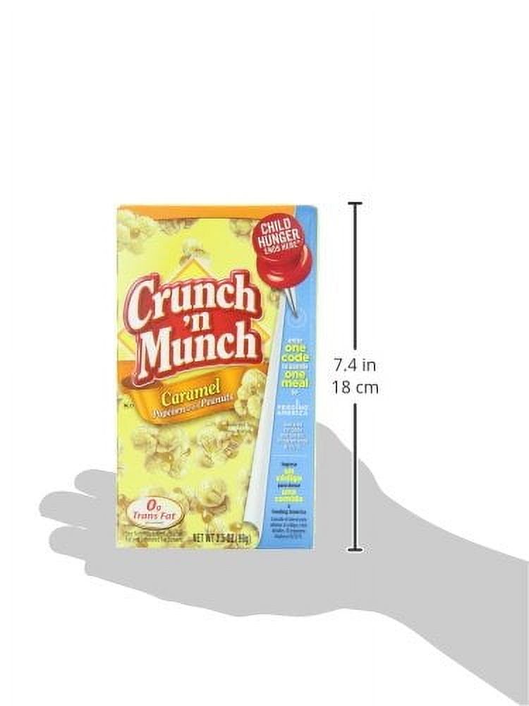 Crunch N Munch Caramel Popcorn With Peanuts 3 5 Oz Pack Of 12