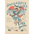 thumbnail image 3 of Jules Paul 14x18 Black Modern Framed Museum Art Print Titled - Dangerous Girls (1897), 3 of 5
