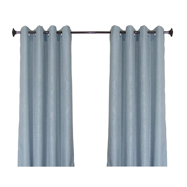 Cortina Deco 140 x 220 cm Room Darkening Gris Leaf