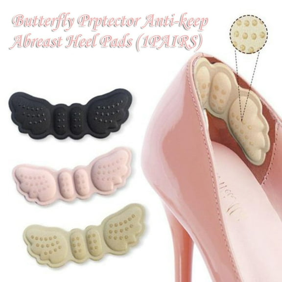 Heel Cushion Inserts Shoe Pads For Loose Footwear Prevention Grips Liners Blister