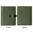 thumbnail image 2 of Premium Faux Leather Notebook - Refillable, Multi-Functional Organizer, 23.3x17cm, All-Season Use，Green, 2 of 6