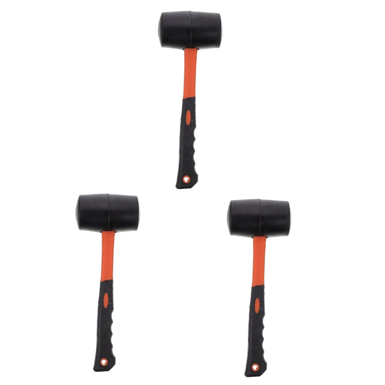 unbranded 3 pcs  Rubber Mallet Hammer Nonslip Handle Mallet Tile Installation Hammer Tool