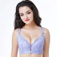 thumbnail image 5 of Sujetador sexy de encaje transpirable fruncido ajustable ropa interior de mujer sujetador de pecho fino, 5 of 5