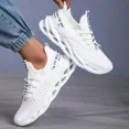 thumbnail image 3 of Blade Running Shoes for Woman and Man – Stylish Lightweight Sneakers with Shock-Absorbing Sole,white tennis shoes for women and man, Ideal for Training & Everyday Wear 11 for women,10 for man, 3 of 6