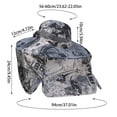 thumbnail image 5 of Wide Brim Solar Fan Hat, Fishing Hat with 2 Solar Fan, Fan Hat with Rechargeable Battery, ,UPF53+ Sun Hat with Neck Flap,Outdoor Sun Hats, Fishing & Beach Hat,Hiking, 5 of 7