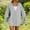 E-697Light Gray, variant on FAOWME Women's Hoodies With Pocket Long Sleeve Solid Color Zipper Comfortable Fashion Sweatshirt For Fall Winter Daily Wear Black Xxxl