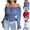 White,Blue,Red, variant on Sentmoon Womens Off Shoulder Blouse One Shoulder Short Sleeve Chiffon Tops Comfy Sexy Ruffle Plus Size Womens Tops Clothing 2025 Up to 40% Off
