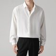 thumbnail image 2 of Camisa casual de manga larga con diseño de rayas para hombre, camisa informal sencilla de alta calidad para hombre, camisa fina de verano a la moda, 2 of 4