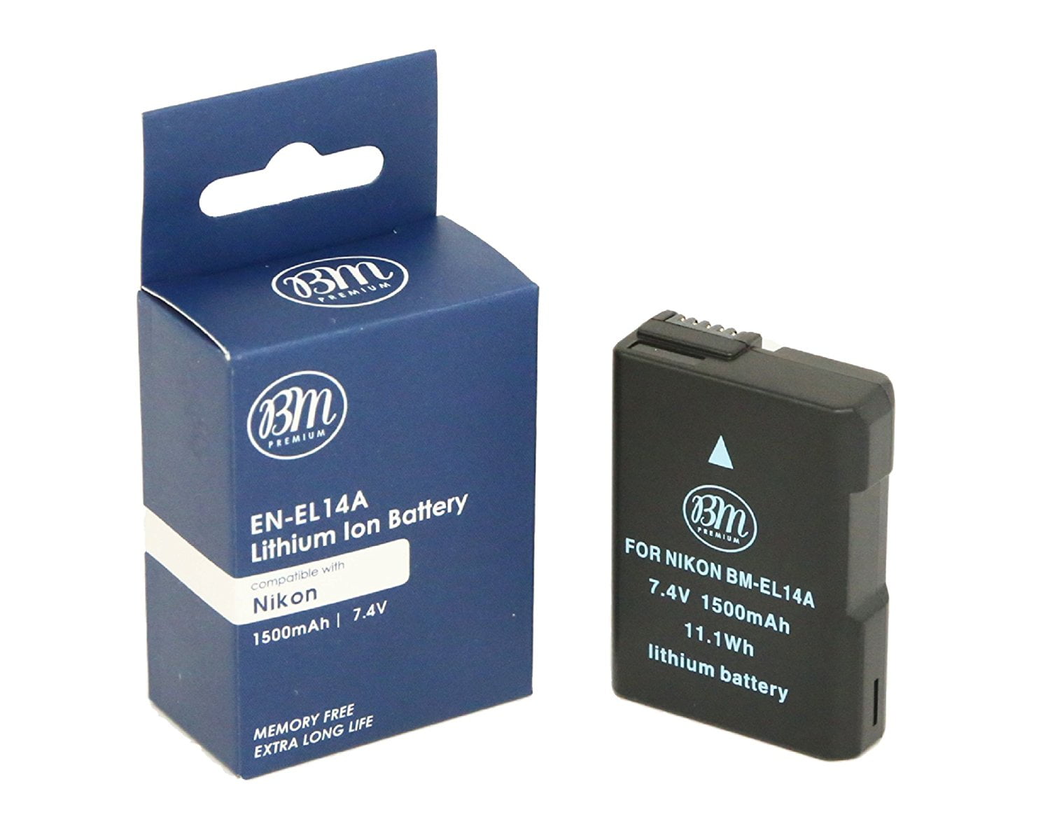 BM Premium ENEL14, EN-EL14, EN-EL14A Battery for Nikon Coolpix P7000 ...