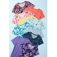 thumbnail image 3 of Roaman's Women's Plus Size Cotton Ultimate V-Neck Tee, 3 of 6