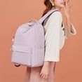 thumbnail image 4 of Sac à Dos Léger Sac d'École pour Adolescente Style Décontracté Sac de Jour de Voyage Rose, 4 of 4