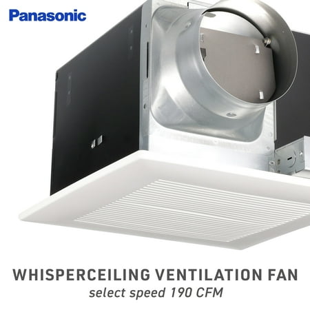 Panasonic FV-20VQ3 Whisper Ceiling Ventilation Fan, Quiet Air Flow, Long Lasting, Easy to Install