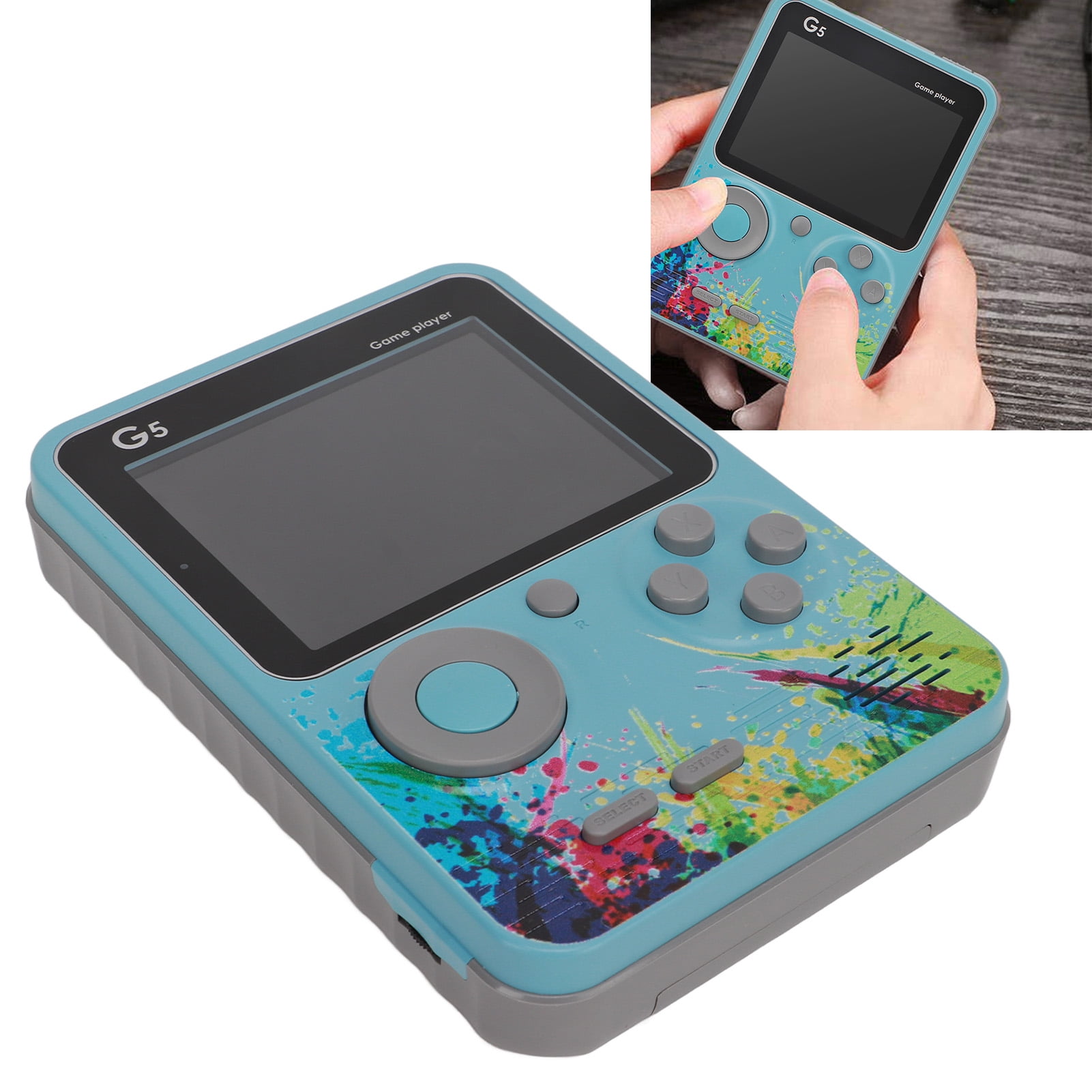 Adultos mini handheld jogo de duas pessoas para crianças console 1020mah  bateria tv recarregável retro e 999-em-1 suporte de jogo - AliExpress