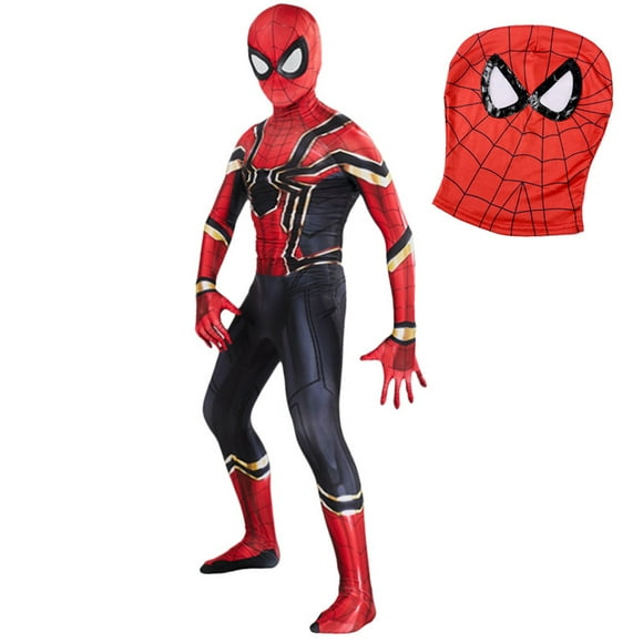 Gprince Halloween Costume Enfants Spider-man Cosplay Vêtements pour Halloween Fête d'Anniversaire Fête Thème Anime Spectacle