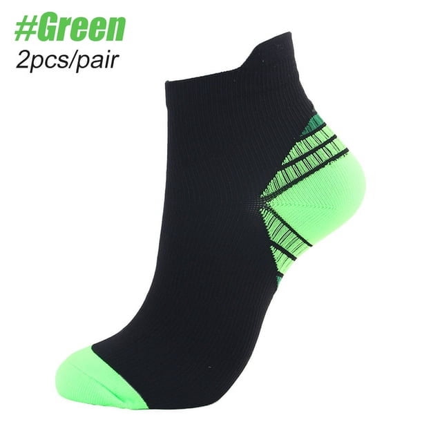 LNGOOR MTATMT 1Pair Compression Sock Low Cut Socks Men & Women - Ankle Compression Running Socks with Arch Support