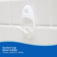 thumbnail image 3 of Kenney Plastic Suction Razor Holder, White, 3 of 6