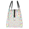thumbnail image 4 of Vsdgher Cute Unicorn Print Insulated Reusable Bags with Sturdy Zipper and Handles, Foldable Totes for Hot or Cold Food Bring or Delivery, 4 of 8