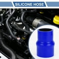 thumbnail image 2 of Unique Bargains 1 Set 54mm/2.13"-63mm/2.48" 102mm/4.02" Length Blue Car Silicone Hose with Clamps Hump Hose Coolant Hose Universal, 2 of 7