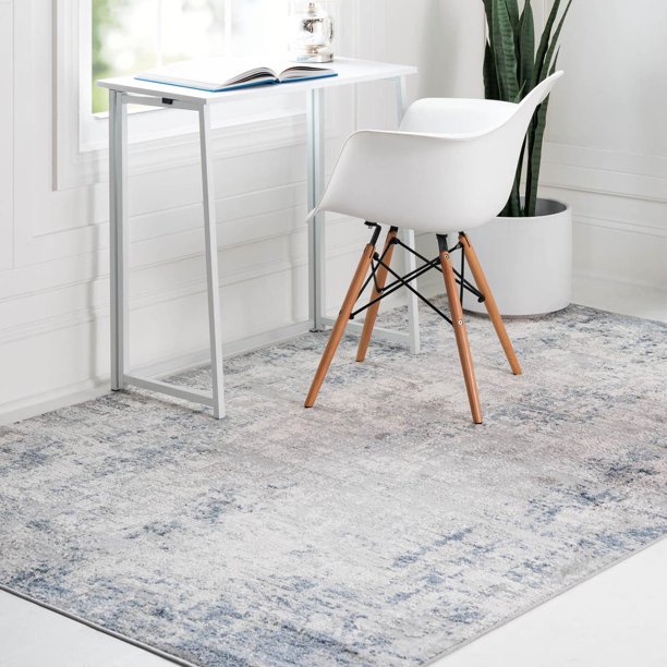 Caspian Collection Area Rug ‚Äì 4' x 6' Gray LowPile Rug