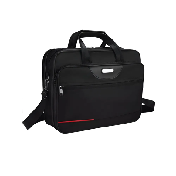 Funda Protectora Impermeable Negra Tejido Oxford para Portátil 15.6" con Bolsillos Eo Safe Imports Negro