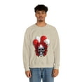 thumbnail image 4 of Skull Blood Roses Red Balloons Unisex Heavy Blend™ Crewneck Sweatshirt, 4 of 7
