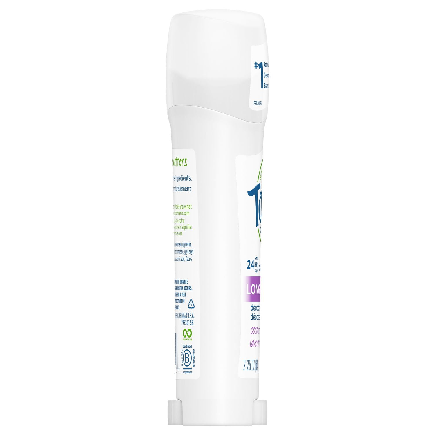 Tom's of Maine Long Lasting Deodorant, Coconut Lavender, 64 g