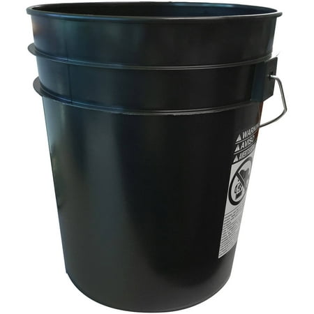 Argee 5 Gallon Black Bucket, 10-Pack (Best Paint For Plastic Buckets)