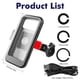thumbnail image 5 of Greeniant Soporte impermeable para teléfono de bicicleta, soporte de carga inalámbrica rápida de 15W, soporte ajustable para teléfono de Bicicletas eléctricas, 5 of 6