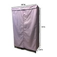 thumbnail image 2 of Covered Living Portable Garment Rack Cover 48"W x 18"D x 75"H, Lilac Purple, 2 of 3