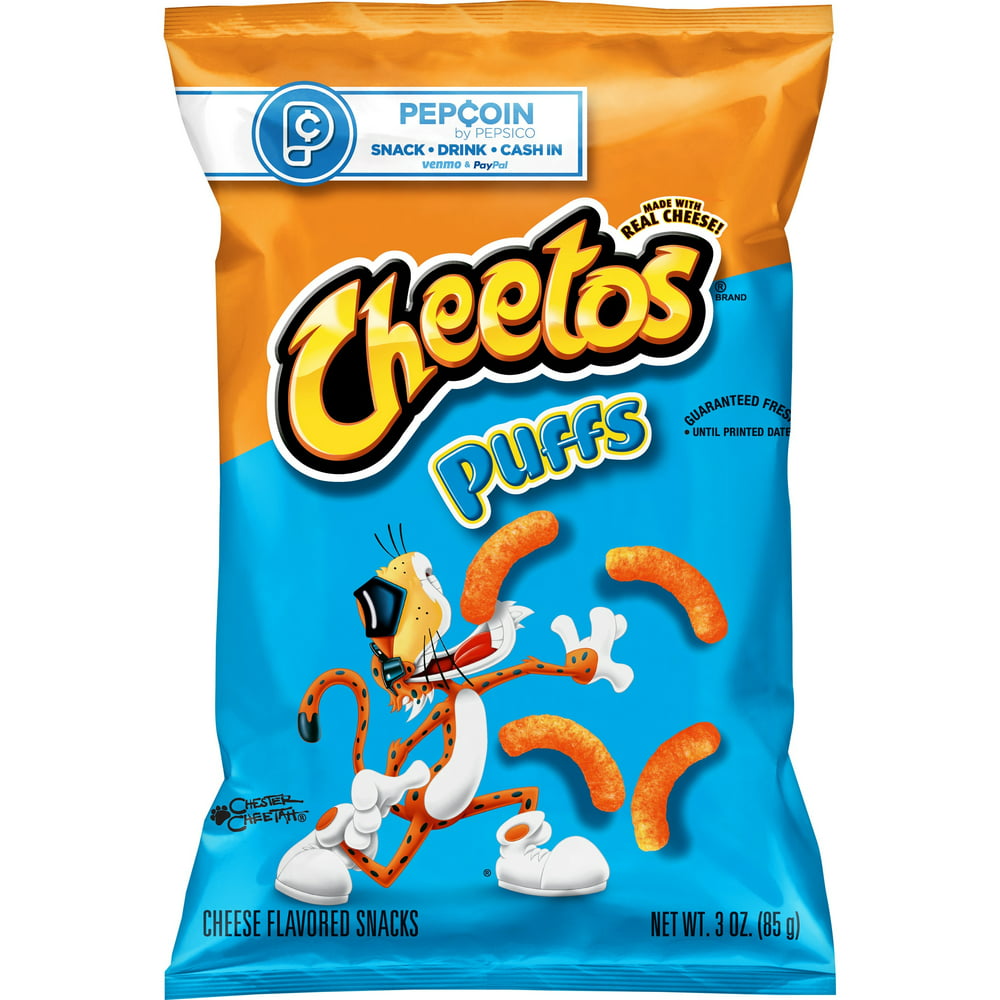 Cheetos Puffs Cheese Flavored Snacks, 3 oz Bag - Walmart.com - Walmart.com