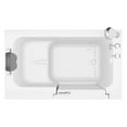 thumbnail image 4 of Meditub Collection 27 in. L x 47 in. W Right Side Drain Soaker Jetted Bathtub in White with Fast Filling Faucet Set, 4 of 4