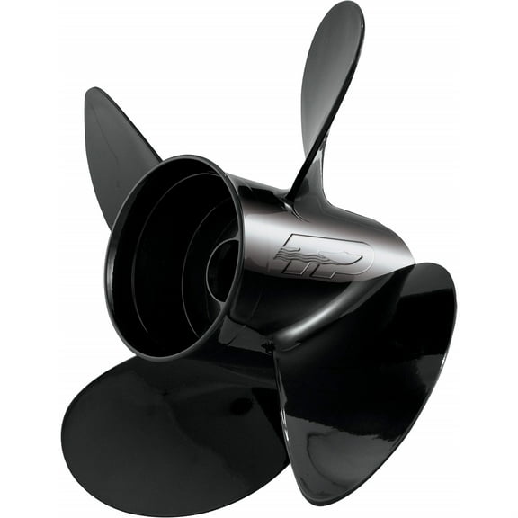 Turning Point Propeller 21502141 Aluminum Hustler 4 Blade Propeller with 4-3/4" Gear Case (90-300  LE-1421-4L)