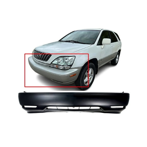 DCP Front Bumper Cover For 1999-2003 Lexus RX300 Primed 5211948901 LX1000117