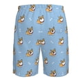 thumbnail image 6 of Naloa Cute Cartoon Corgi Men's Beach Shorts, Surfing shorts, Swim trunks, Quick Dry Swim Trunks for Surfing Beach Fun - X-Large, 6 of 9