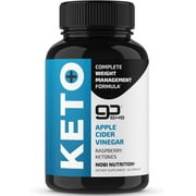 Keto Pills with Apple Cider Vinegar, The Mother & BHB | 1000mg GoBHB Exogenous Ketones & Raspberry Ketones for Metabolism, Ketosis & ACV Keto Diet Support | Gluten-Free Keto Supplements | 60 Capsules