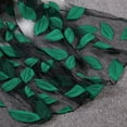 thumbnail image 2 of Qarigey Primavera Verano mujeres niñas hojas bufanda chales sombrilla larga playa bufandas envolturas Accesorios de disfraces verde, 2 of 2
