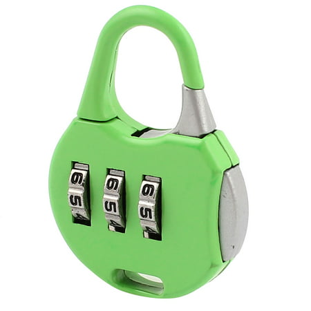 Handbag Style 3 Dial Lock Digits Security Password Padlock 4 Pack Combination Coded Jewelry Box Luggage