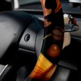 thumbnail image 5 of Thanksgiving Acorn 14.5 Inch Printing PVC Leather Car Wheel Covers Steering Wheel Cover Auto Accessories, 5 of 6