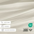 thumbnail image 3 of Luxury Cooling 100% Rayon From Bamboo Silky Soft Bed Sheets Set Ivory Twin Size Bedding by Comfort Canopy, 3 of 12