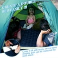 thumbnail image 4 of Portable Inflatable Camping Mattress with Pillow, Foot Pump - Ultra Light Blue, 4 of 5