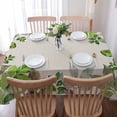thumbnail image 5 of Fall Green Grey Leaves Rectangle Tablecloths 54x87,Country Farmhouse Eucalyptus Plant Table Cloth Table Cover Indoor/Outdoor Tabletop Decor for Wedding Holiday Party Dinner Baby Shower, 5 of 7