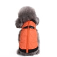 thumbnail image 4 of BT Bear Dog Winter Jacket With Harness, Cold Weather Dog Windproof Coat, Doggie Reflective Vest Apparel for Small Medium Dogs XL(Orange), 4 of 7