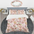 thumbnail image 2 of Designart 'Floral Botanical Retro II' Mid-Century Modern Duvet Cover Set, 2 of 4