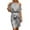 Silver, variant on HNMKIU Sequin Dress Elegant One Shoulder Party Dress with Ruffle Detail for Formal Evening Club and Holiday Celebration Beige,L