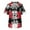 Vermilion, variant on Iaqnaocc Christmas Scrub Tops Men Fashion Christmas Theme Printed Big and Tall Medical Workwear Loose Fit Short Sleeve V-Ncek Holiday Nurse Uniforms with Pocket Black 3XL