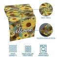 thumbnail image 5 of Spring Welcome Bed Runner for King Size Bed, Sunflowers Watercolors Art Yellow Teal Rustic Soft Bedding Scarf Bedding Protector Slipcover Sofa Throw for Bedroom Hotel Guesthouse, 5 of 8