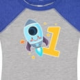 thumbnail image 4 of Inktastic Rocket Spaceship Happy First Birthday Boys or Girls Baby Bodysuit, 4 of 5