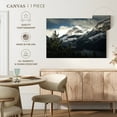 thumbnail image 5 of Elephant Stock Mountain Top Wall Art - Horizontal Canvas Wall Art - Living Room Wall Decor - Nature Canvas - White And Blue Decor - 51" x 34", 5 of 8