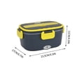 thumbnail image 4 of Insulated Lunch Box Portable Lunch Box with No Water Injection and Can Be in for Vehicles Office Lunch Box for Office Workers Insulated Lunch Box Heated Lunch Box,Stainless Steel Lunch Box, 4 of 5