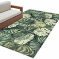 thumbnail image 2 of 3'x5' Area Rugs, Palm Leaves Indoor Outdoor Area Rug for Living Room Bedroom, Country Summer Botanical Tropical Plants Washable Bathroom Rugs Kitchen Floor Carpet Mats Home Decor Aesthetic, 2 of 8
